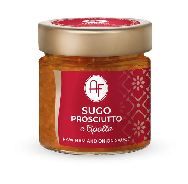Sauce mit Prosciutto und goldener Zwiebel von Medicina