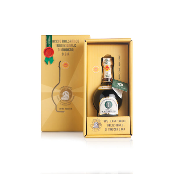 Traditional Balsamic Vinegar of Modena PDO - Gold Ribbon Green Capsule