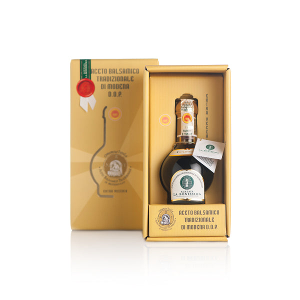 Vinaigre Balsamique Traditionnel de Modène AOP - Capsule Blanche Ruban d'Or